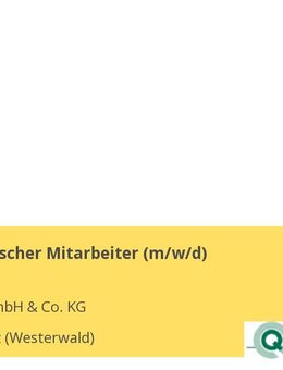 Kaufmännischer Mitarbeiter (m/w/d) - Buchholz (Westerwald)