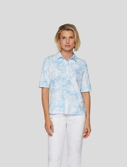 Rabe Poloshirt mit floralem Muster