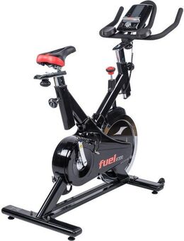 Fuel Fitness Heimtrainer Indoor Cycle IF300 (Brustgurt im Lieferumfang nicht enthalten), Bluetooth, App-Anbindung (Spirit App), höhenverstellbar