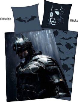 Batman Wendebettwäsche Batman, Renforcé, 2 teilig, mit tollem Motiv