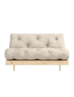Karup Design Daybett Daybett Roots Schlafsofa – Gästebett & Sofa aus FSC®-Kiefer, Inkl. Futonmatratze, in mehreren Größen & Farben erhältlich