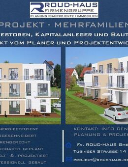 + EXKLUSIVES MEHRFAMILIENHAUS-PROJEKT! + - Gomadingen