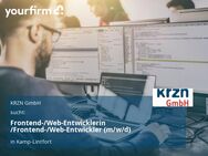 Frontend-/Web-Entwicklerin /Frontend-/Web-Entwickler (m/w/d) - Kamp-Lintfort