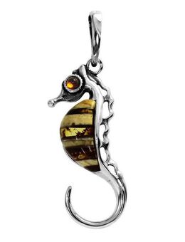 OSTSEE-SCHMUCK Kettenanhänger Ostsee-Schmuck Anhänger Seepferdchen Anhänger Seepferdchen (1-tlg)