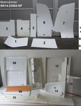 Badset 14tlg f.Nasszelle Wohnwagen Eck-Waschbecken, Schränkchen etc. gebraucht (zB Dethleffs Kabine RG7) Sonderpreis - Schotten Zentrum