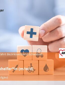Pflegefachhelfer*in (m/w/d) - Kempten (Allgäu)