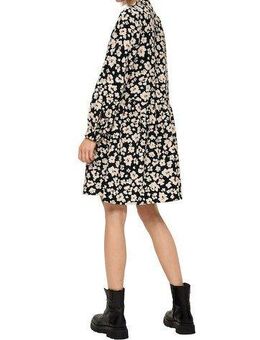 QS Druckkleid mit kleinem Stehkragen