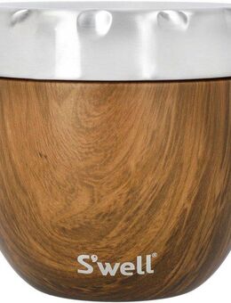 S'well Thermobehälter Calacatta S'well Eats 2-in-1 Essensschale, Edelstahl, (1-tlg), VAKUUM-ISOLIERTE KONSTRUKTION, 363 ml