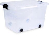 Siena Home Aufbewahrungsbox Anzio (1 St), mit Rollen und Deckel, Kunststoff