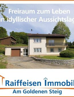 Einfamilienhaus mit barrierefreier ELW in ruhiger, idyllischer Aussichtslage bei Hohenau - Hohenau