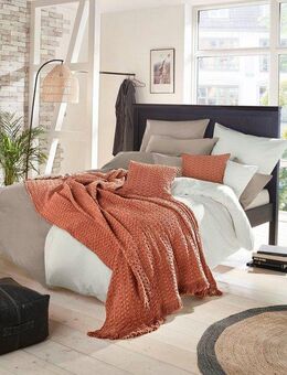 Wohndecke Struktur, Primera, mit besonderem Zweiton-Look, Kuscheldecke