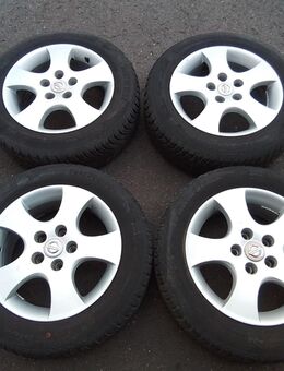 4x Nissan Primera P 12 Alufelgen 205/60 R 16 Allwetterreifen 3F - Sprendlingen