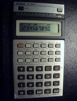 Casio FX-3500P programmierbarer Taschenrechner Kult Anfang der 80er. - Oberhaching