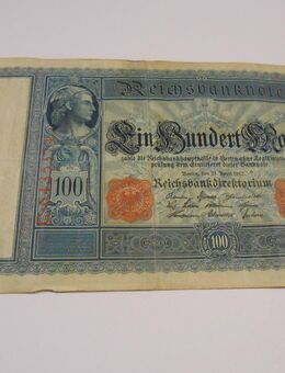 Banknoten Deutsches Kaiserreich 2 Stück 100 Mark 1910 - Cottbus