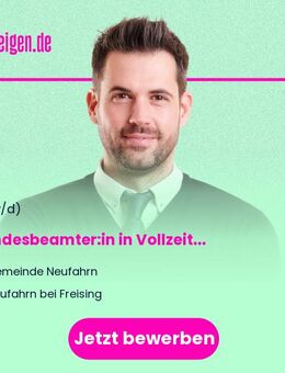 Standesbeamter:in (m/w/d) in Vollzeit / Teilzeit - Neufahrn (Freising)