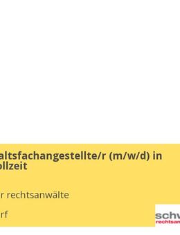 Rechtsanwaltsfachangestellte/r (m/w/d) in Teilzeit / Vollzeit - Düsseldorf