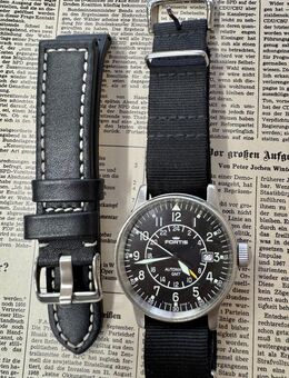 Fortis GMT Automatic Pilot Fliegeruhr 2.Zeitzone RefNr 596.11.148 - Köln