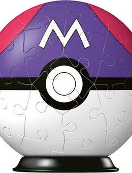 Ravensburger Puzzleball Pokémon Meisterball, 54 Puzzleteile, Made in Europe