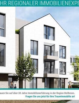 *ERSTBEZUG* Großzügige 2-Zimmer Wohnung mit charmantem Balkon am Kocherufer! - Oedheim