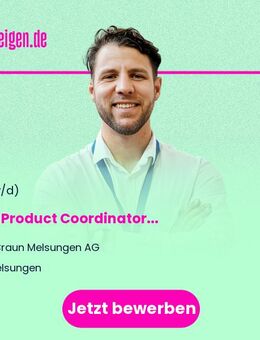 R&D Product Coordinator (w/m/d) - Melsungen