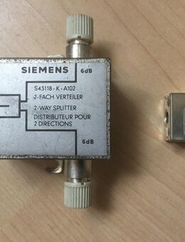 Siemens Antennen Dämpfungsregler und 2-Fachverteiler - Bremen