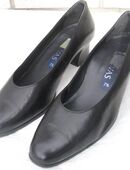 Pumps Leder Pumps Damen Schuhe Brigitte von Servas Gr. 7 ½ schwarz 9,- in 24944