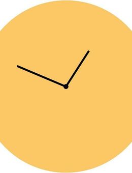 LeGer Home by Lena Gercke Wanduhr Sanja (Acrylglas, rund, geräuschlos, minimalistisch)