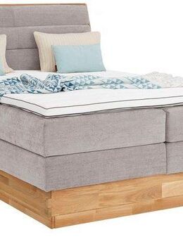 OTTO products Boxspringbett Jenna, ohne LED-Beleuchtung, mit zertifizierten, recycelten Bezugsstoffen