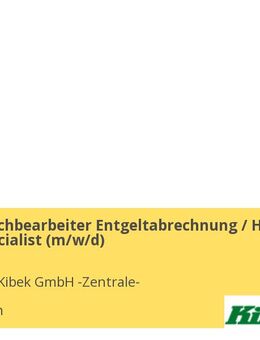 Personalsachbearbeiter Entgeltabrechnung / HR Payroll Specialist (m/w/d) - Elmshorn