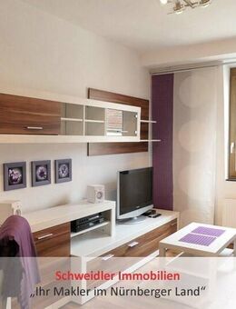 All inclusive Eigentumswohnung! Modern möbliertes 2-Zimmer-Balkon-Apartment in Nürnberg (3. OG) - Nürnberg