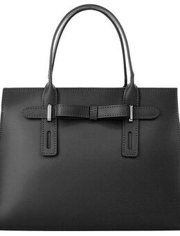 Cluty Henkeltasche, echt Leder, Made in Italy