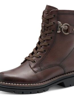Tamaris Schnürstiefelette, Blockabsatz, Schnürboots mit nietenbesetzem Zierriegel