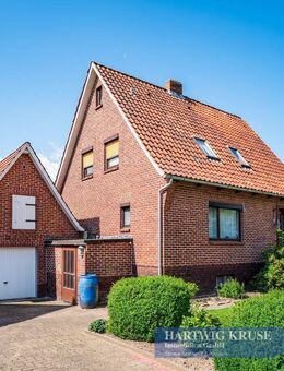 Solides Einfamilienhaus mit Garage auf großzügigem Grundstück in 21737 Wischhafen - Wischhafen