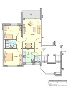 Gemütliche 3 Zimmer Wohnung in der Innenstadt von Herford - Herford (Hansestadt)