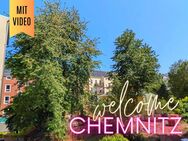 ++ großer Balkon mit Ausblick ins Grüne! - wunderschöne 3-Raum Wohnung mit Tageslichtbad ++ - Chemnitz