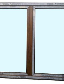 Kunststofffenster Eiche Gold, neu auf Lager 180x150 2 flg - Essen