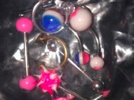 Piercing 14 er  komplett set mix Girly neu unbenutzt - Aalen