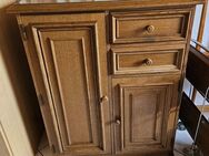 gebrauchte Kommode / Schrank - Eiche rustikal - Größe 89 x 42,5 x 107 cm (BxTxH) - Burgdorf Zentrum
