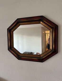 → Spiegel Holzspiegel Vintage L75xB63cm. - Überlingen Zentrum