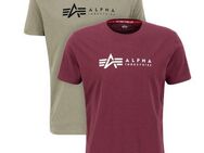Alpha Industries T-Shirt Alpha Industries Men - T-Shirts Alpha Label T-Shirt 2 Pack