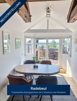 Traumhafte Dachgeschosswohnung mit Weitblick im Herzen Radebeuls - Radebeul