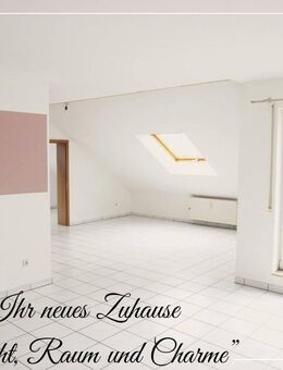 HELLE 2,5- BIS 3-ZIMMER-DG-WOHNUNG MIT AUßENSTELLPLATZ IN RUHIGER WOHNGEGEND - Massenbachhausen