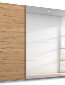 rauch Schwebetürenschrank Kleiderschrank Schrank Garderobe BESTSELLER KOLUNA mit Spiegel (Breiten 203/271/315/360 cm Höhen 210/229 cm) inkl. 2 Innenschubladen sowie extra Einlegeböden MADE IN GERMANY