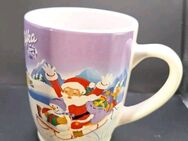 Milka Weihnachtstasse Kaffee /Tee Porzellan Tasse 10cm hoch 8cm breit Xmas - Essen