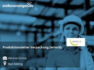 Produktionsleiter Verpackung (w/m/d) - Bad Aibling