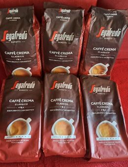 6x 1kg "SEGAFREDO CAFFE CREMA" ORIG. , NEU UND UNGEÖFFNET!!! - Bonn Limperich