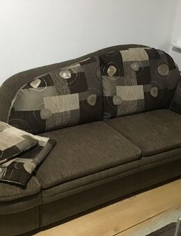 Ottomane mit Bettfunktion, Sessel, Hocker, Tisch - Wiendorf