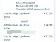 2 E-Tickets [Loge] für Justin Timberlake am 26.08.24 in Köln - Krefeld