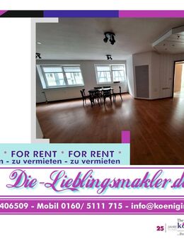 große Lichtudrchflutete 4 Zimmer Wohnung in Innenstadtlage mit Gäste-WC - Mühlhausen (Thüringen)