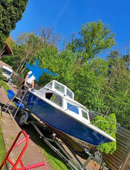 Kajütboot,15 PS PARSUN 4Takt Motor, Bootstrailer mit TÜV bis Juli 2026 - Heidesee